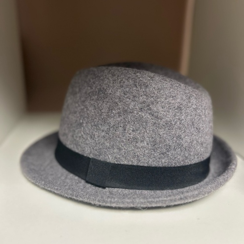Charlie Paige Gray‎ Hat with Black Trim